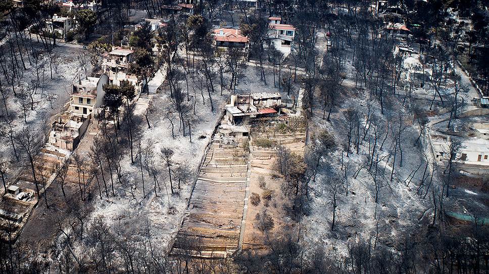 Что стало причиной лесных пожаров в Греции