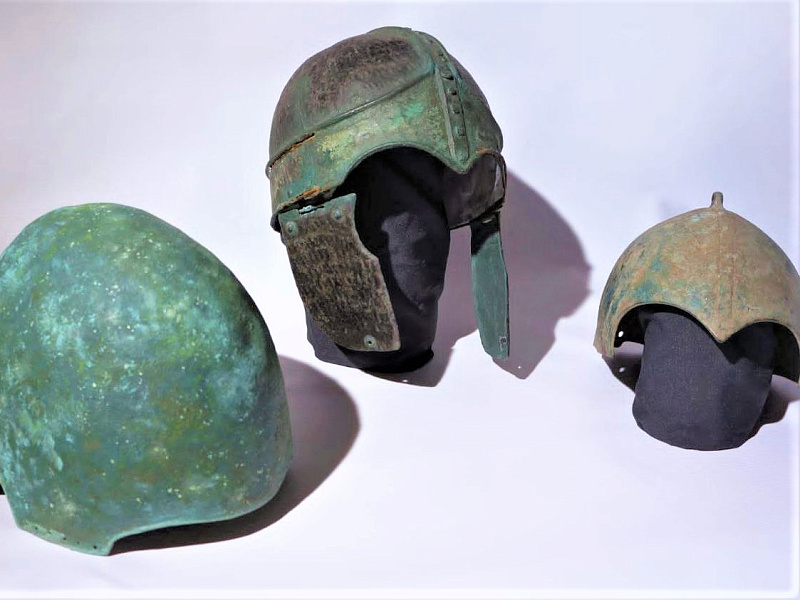 Музей «Фанагория» пополнился тремя древними шлемами