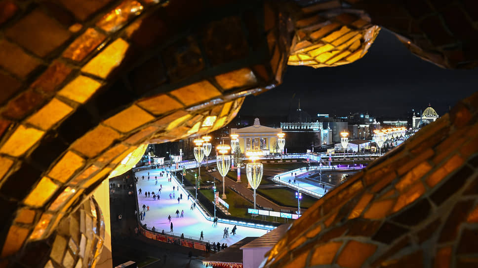 Торжественное открытие катка на ВДНХ