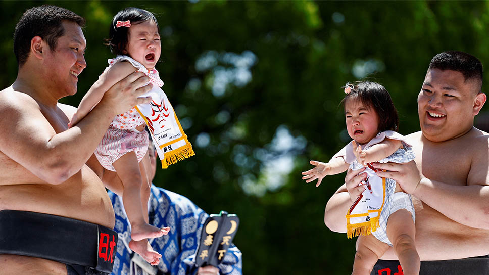 Фестиваль плачущих детей в Японии