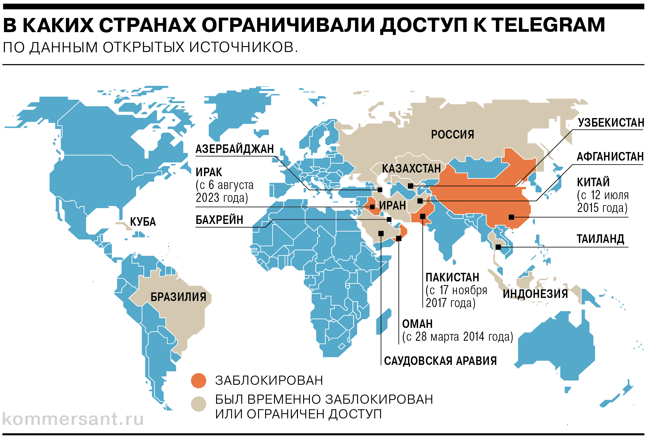 Какие страны открыты в 2024. Telegram в каких странах популярен.