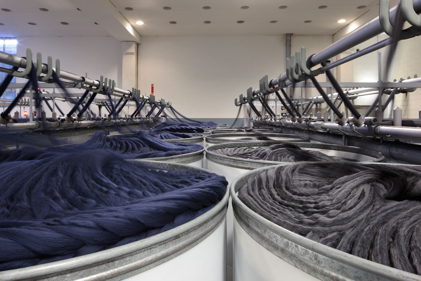 Процесс изготовления шерсти на фабрике REDA