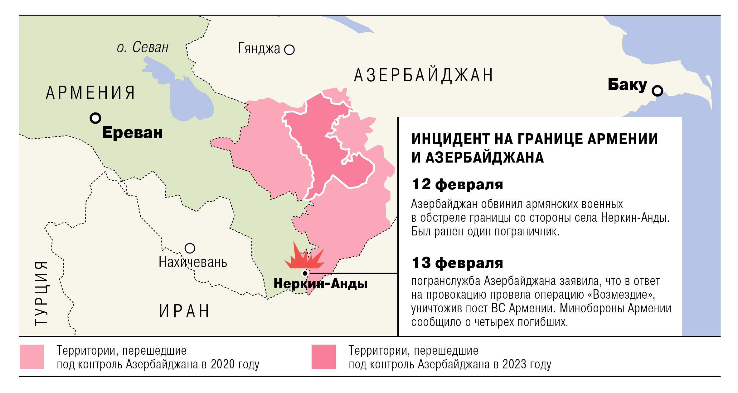 Азербайджан провел операцию «Возмездие» против армянских военных –  Коммерсантъ