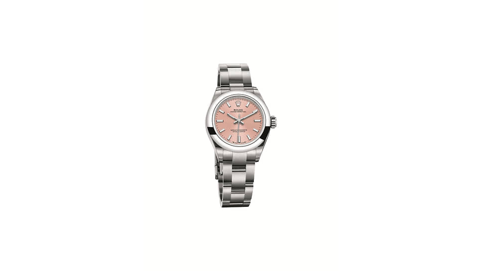 Часы Oyster Perpetual 28, Rolex, 28 мм, сталь, механизм с автоматическим подзаводом