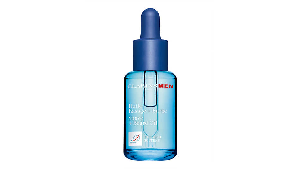 Clarins, смягчающее масло для бритья и ухода за бородой 