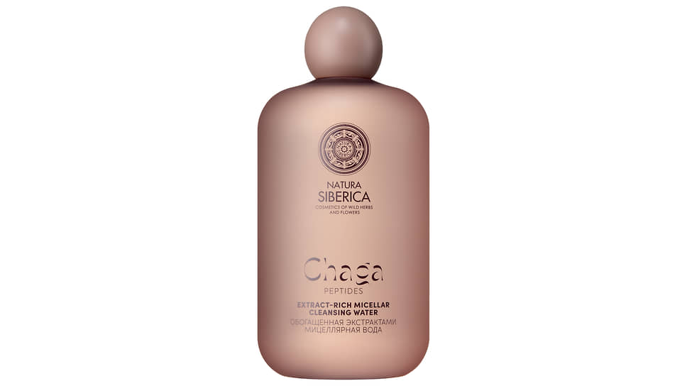 Мицеллярная вода Chaga Peptides, Natura Siberica 