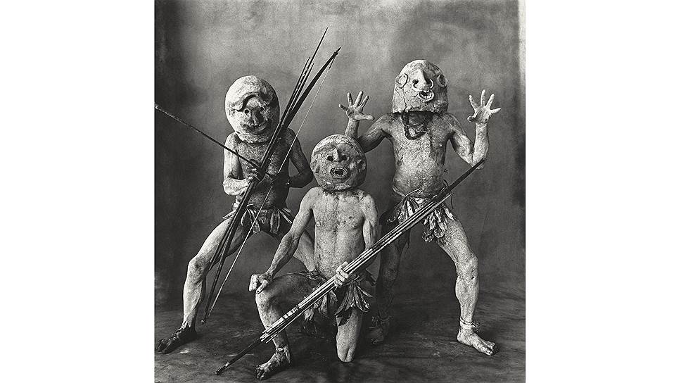 «Три мужчины из племени Асаро», 1970 год 