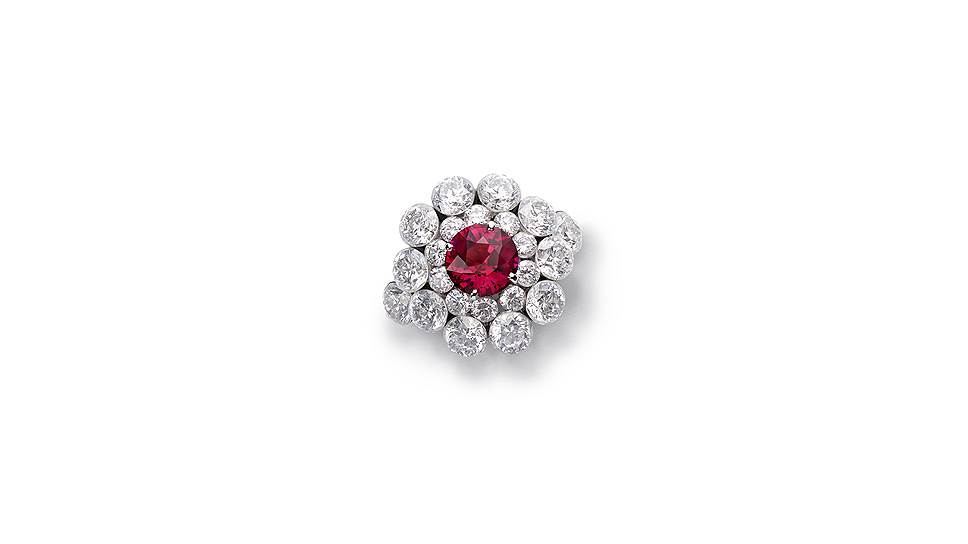 Chopard, кольцо Magical Setting, белое золото, рубин