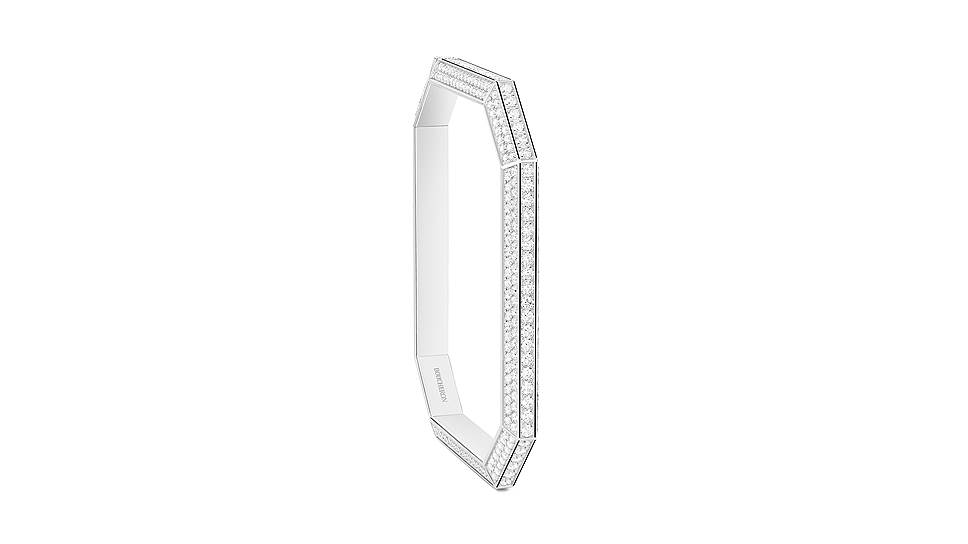 Boucheron, браслет Vendome, белое золото, бриллианты