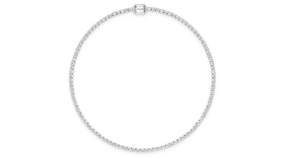Boucheron, колье Riviere Vendome,белое золото,бриллианты