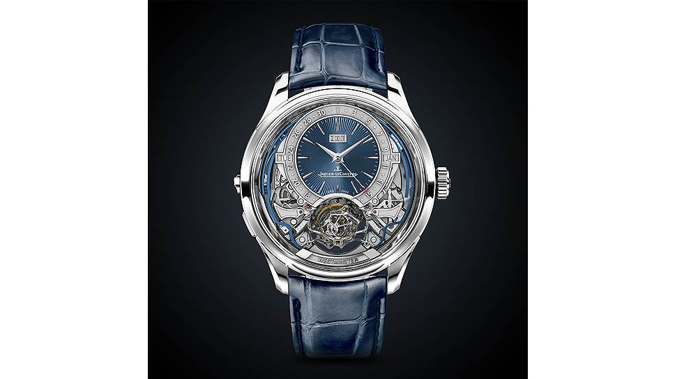 Master Grande Tradition Gyrotourbillon Westminster Perpetuel, 43 мм, белое золото, эмаль, механизм с ручным подзаводом