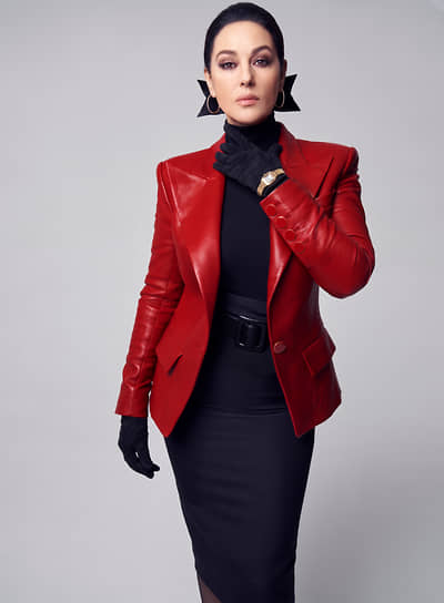 Актриса Моника Беллуччи в украшениях  Cartier