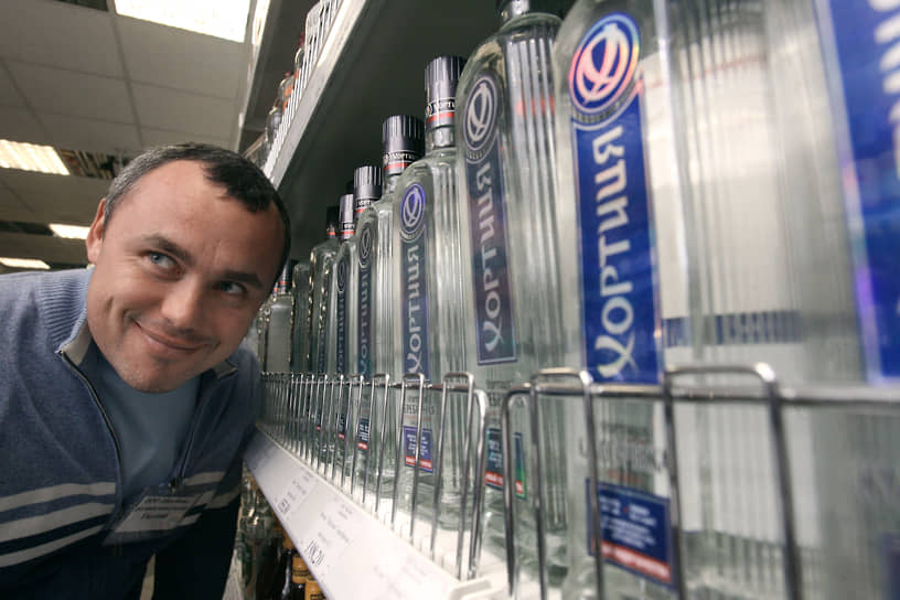 Владелец торговой марки «Хортица» Евгений Черняк, 2007 год 