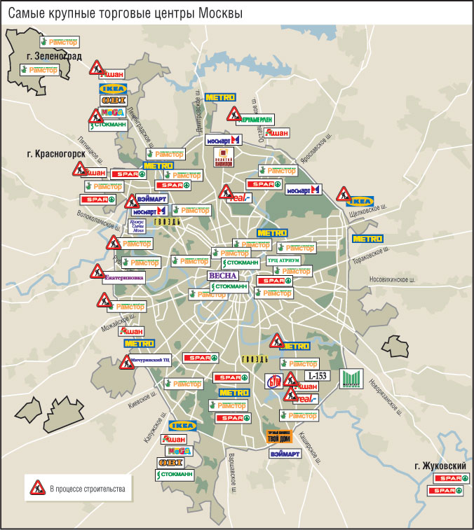 Кб на карте москвы