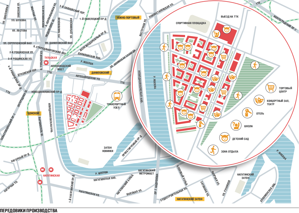 Карта жилых комплексов москвы