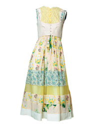 Платье из хлопка и шелка, Alexander McQueen (118 500 руб.)