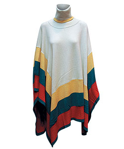 Пончо из смеси кашемира и шерсти,  Tsumori Chisato (Podium, 52 873 руб.) 