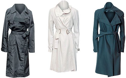 Плащ из полиэстра, Sonia Rykiel (Sonia Rykiel, 17 250 руб.) Плащ из льна, Givenchy (Podium, 67 451 руб.) Плащ из хлопка, Alessandro dell`Acqua (Podium, 76 960 руб.)