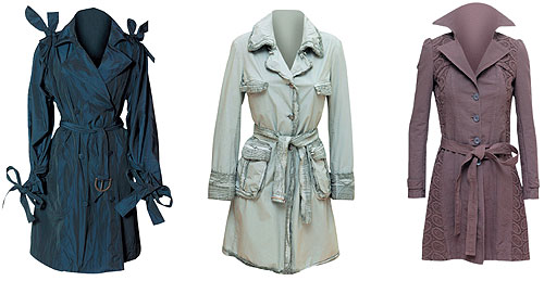 Тренч из хлопка, Stella McCartney (Podium, 36 445 руб.) Плащ из хлопка, Ermanno Scervino (Ermanno Scervino, 57 683 руб.) Плащ из хлопка, Patrizia Pepe (Patrizia Pepe, 19 639 руб.)