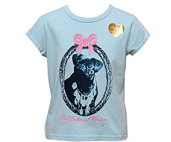 T-shirt из хлопка, Juicy Couture (ЦУМ, с учетом скидки 50% — 1400 руб.)