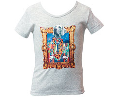 T-Shirt из хлопка, Frenchy Yummy (ЦУМ, с учетом скидки 50% — 410 руб.)