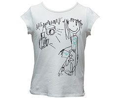 T-shirt из хлопка, Armani Junior (ЦУМ, с учетом скидки 50% — 920 руб.)