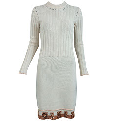 Платье из шерстяного трикотажа,   Yves Saint Laurent (Yves Saint Laurent, Luxury Village, 63 300 руб.) 