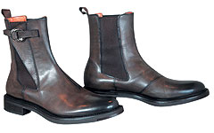 Полусапоги из кожи, Santoni (Santoni, 16 427 руб.)