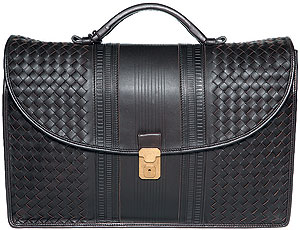 Портфель из кожи, Bottega Veneta (Bottega Veneta, 76 600 руб.)