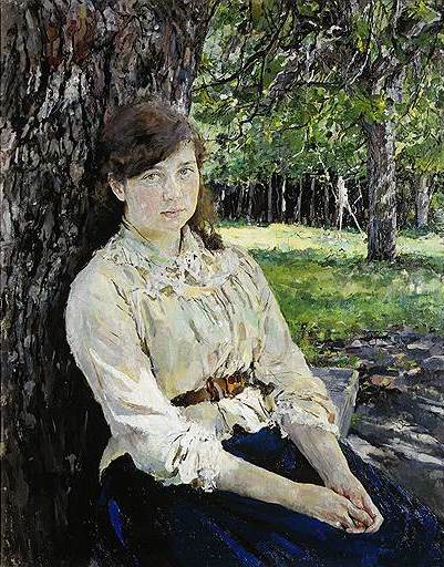Валентин Серов. «Девушка, освещенная солнцем», 1888 год