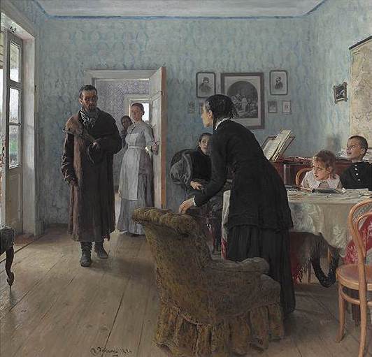 Илья Репин. «Не ждали», 1884-1888 годы