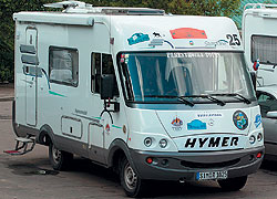 Кемпер на шасси Hymer в России стал хорошей гостиницей