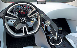 В отделке Mazda Kabura использованы отходы легкой промышленности
