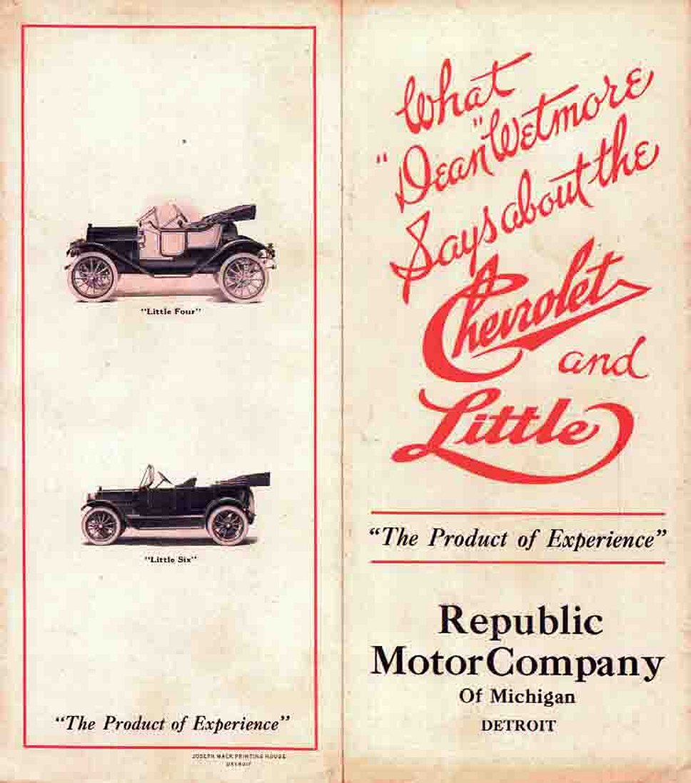 Ровно сто лет назад, в 1913 году детройтская компания Republic предлагала покупателям автомобили марок Chevrolet и Little. Машины на рекламных макетах, разумеется, были рисованными. Такими же рисованными были футболисты в газете Manchester Evening News от 1 марта 1913 года.