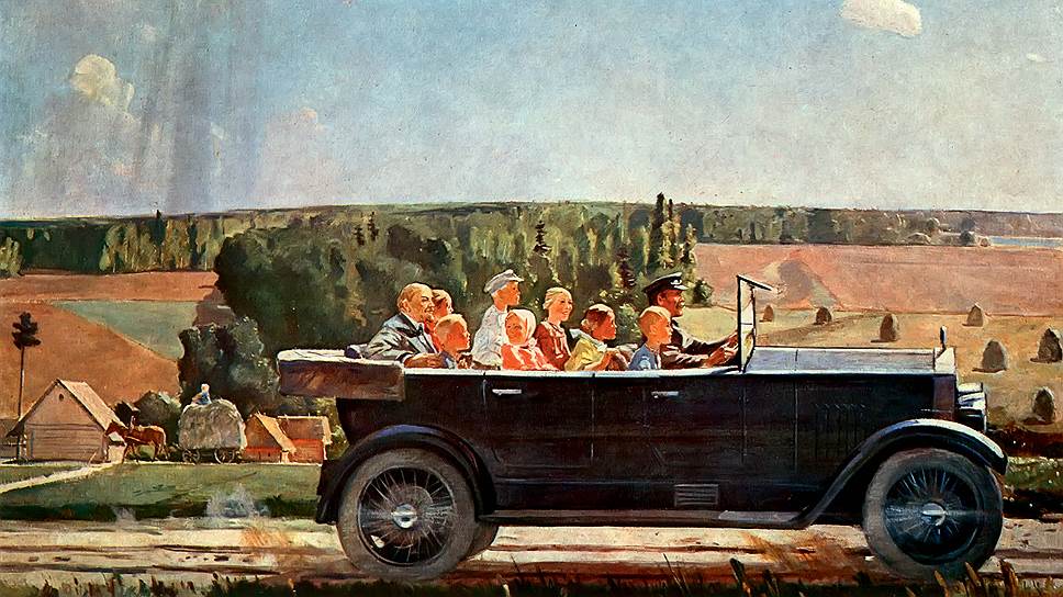 Александр Дейнека. &amp;quot;В. И. Ленин на прогулке с детьми&amp;quot;, 1938 год