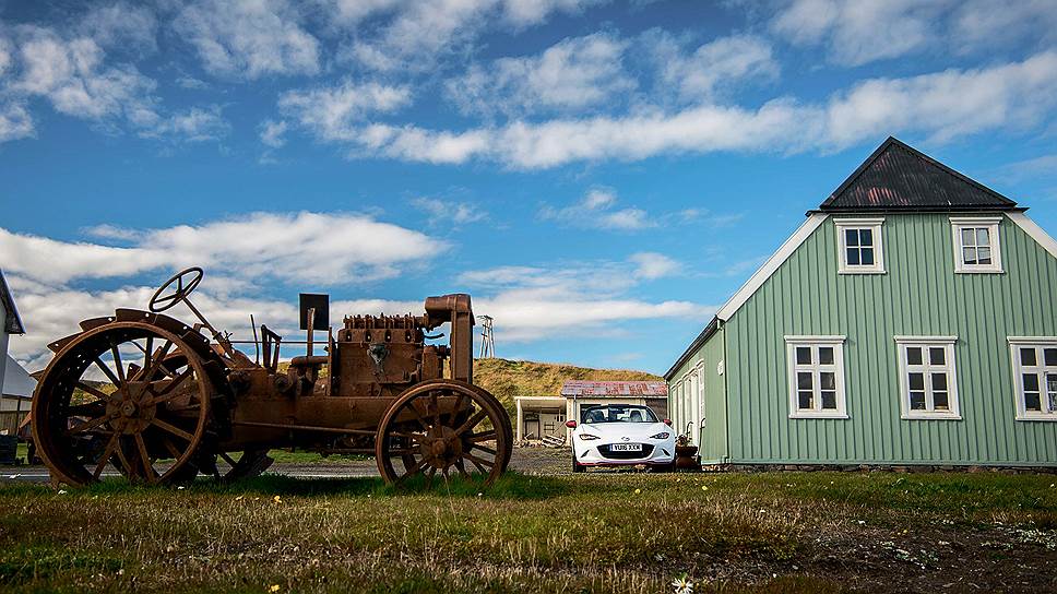 В Исландии, если верить Википедии, произрастает около 600 видов мхов, 755 видов лишайников и более 2100 видов грибов. Так называемых высших растений - значительно меньше. В этом контексте наличие трактора при практически полном отсутствии растениеводства выглядит по крайней мере удивительно.