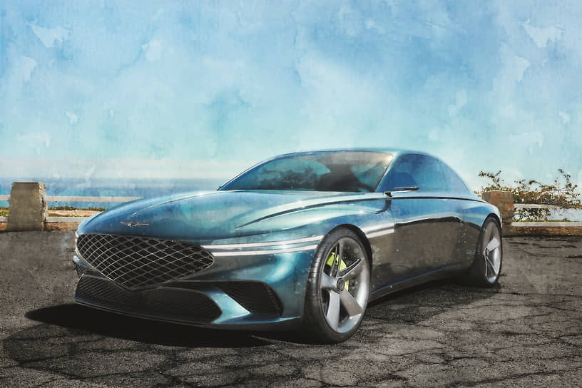 Genesis X Concept – пятый концепт-кар в линейке бренда после моделей New York, GV80, Essentia и Mint. Это спортивный автомобиль класса GT, в котором максимально часто используются сдвоенные линии – фирменный дизайнерский элемент бренда Genesis.