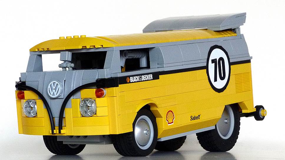 Модель VW Dragbus из Lego