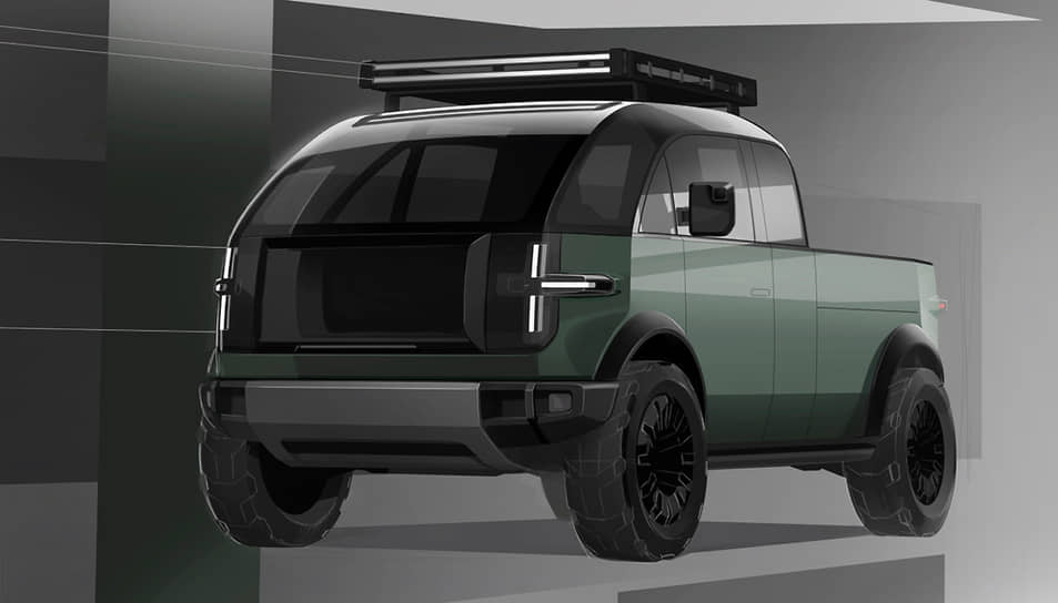 Canoo Pickup Truck EV — финалист в категории «Концепт-кары». Эту модель калифорнийского стартапа считают конкурентом Tesla Cybertruck. Посмотрим, чья серийная версия выйдет первой