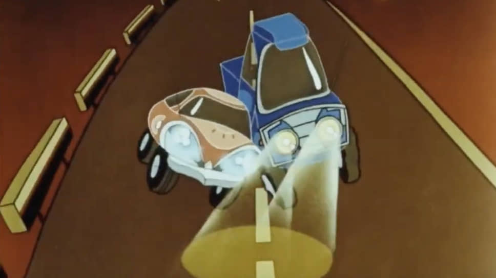 Главные герои мультфильма «Дорожная сказка» не имеют прямых прототипов, особенно в советском автопроме — это, скорее, собирательные образы. Но поскольку эта романтическая история про мир, где нет людей, а населяющие его персонажи — это автомобили, была снята Гарри Бардиным в 1981 году, задолго до появления сверхпопулярных «Тачек», стильное купе и развозной грузовичок безусловно можно считать отечественными конструкциями