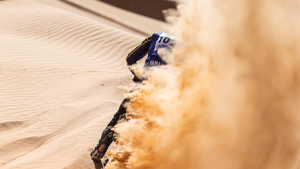 Октябрь 2022. Пол Таррес из команды Yamaha Tenere World Raid во время прохождения 9-го этапа Africa Eco Race 