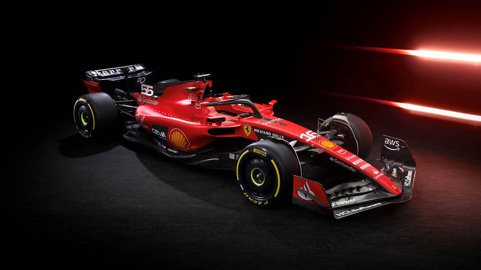 Легенда Формулы 1 — команда Scuderia Ferrari — продемонстрировала стабильность. Болид Ferrari SF-23 выполнен в фирменном алом цвете, а гонщики остались неизменными — выступать за команду продолжат монегаск Шарль Леклер и испанец Карлос Сайнс-младший