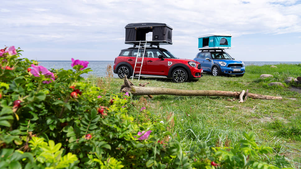 MINI Cooper S Countryman предыдущего поколения отличается маневренностью и типичным для MINI удовольствием от вождения. MINI Cooper SE Countryman ALL4 предлагает мобильность без вредных выбросов без ущерба для динамики движения. Оба поколения автомобилей объединяет возможность установить на крыше специально разработанный для MINI тент для отдыха на природе