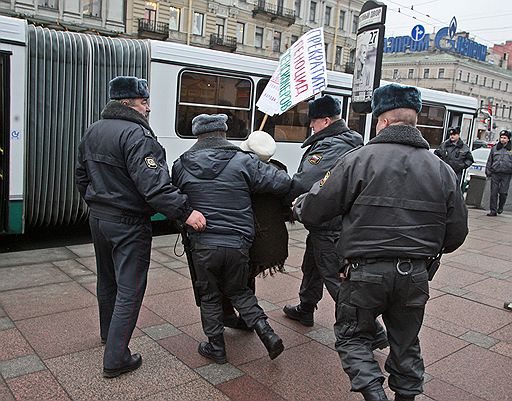 14.12.2008 Разгон &quot;Марша несогласных&quot; в Санкт-Петербурге