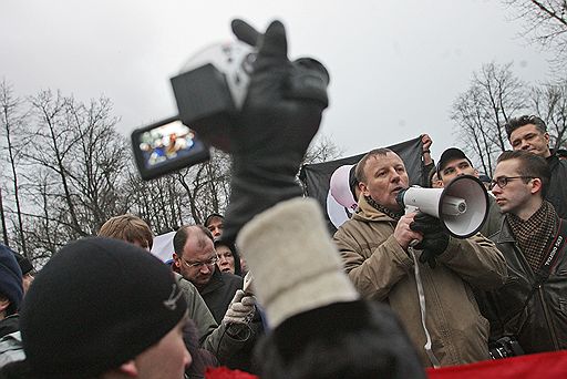 14.12.2008 Разгон &quot;Марша несогласных&quot; в Санкт-Петербурге