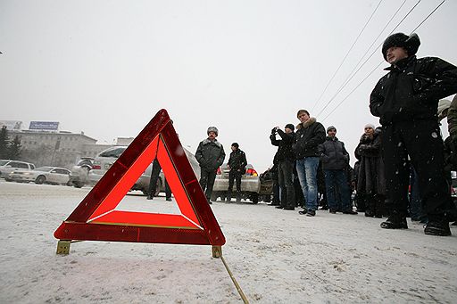 21.12.2008 Акции протеста против повышения таможенных пошлин на ввоз в страну иномарок. Новосибирск