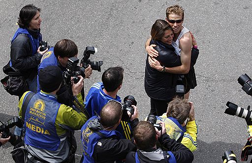 20.04.2009 В Бостоне состоялся 113-й ежегодный старейший марафон мира. Россиянки Лидия Григорьева и Алина Иванова - заняли шестое и десятое места соответственно