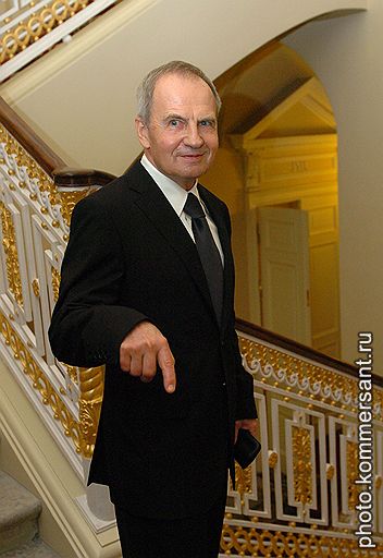 Валерий Зорькин после оглашения решения Конституционного Суда о невозможности смертной казни в России, ноябрь 2009