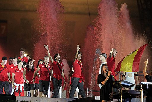 26.07.2010 В Барселоне прошла торжественная церемония открытия чемпионата Европы по легкой атлетике. В соревнованиях примет участие более 1,5 тыс. спортсменов из 50 стран