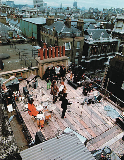Последнее выступление группы The Beatles состоялось в 1969 году на крыше студии звукозаписи Apple Records  в Лондоне